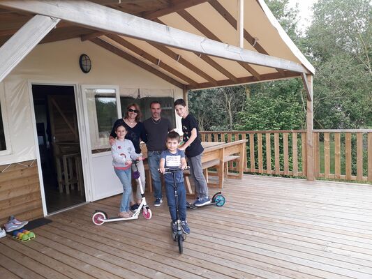 écolodge famille terrasse