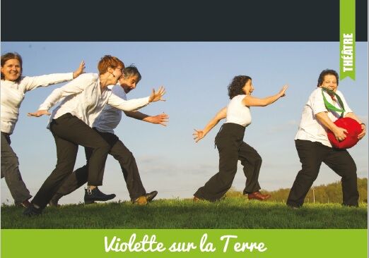 violette sur la terre