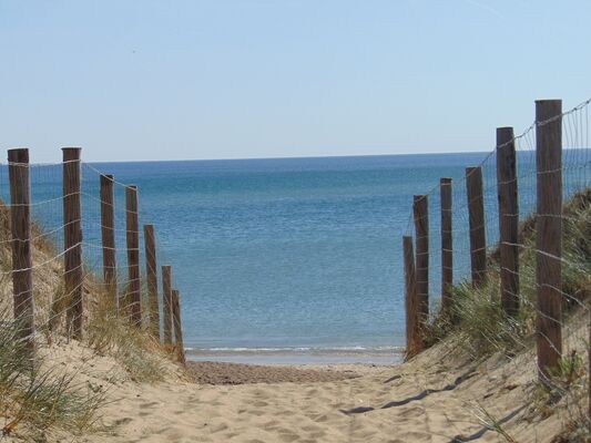 Accès plage à Sion