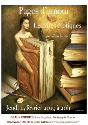 PAGES D'AMOURS, LECTURES ÉROTIQUES - fontenay-le-comte 85200-1