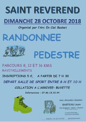 Randonnée pédestre St Révérend