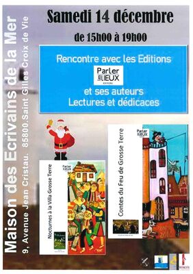 Rencontre avec les Editions Parler les Lieux 14-12-19