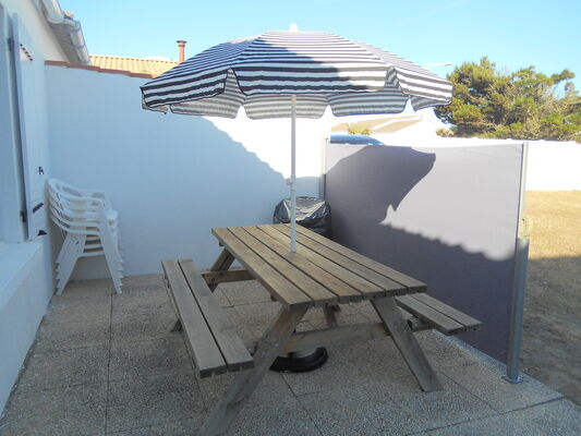 Terrasse et paravent