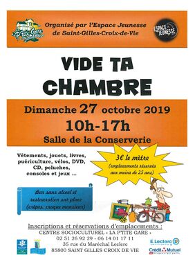 Vide ta chambre 27-10-19
