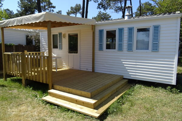 mobil home terrasse semi couverte la paree preneau