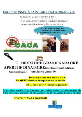 affiche KARAOKE 2019