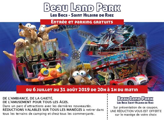encart beau land park 2019