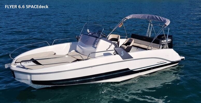 Location bateau moteur Vendée St Gilles Croix de Vie FLYER 6.6 SPACEdeck