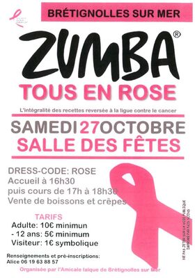 zumba tous en rose