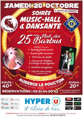 25e Nuit des Barbus 26-10-19