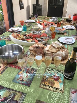 Un repas d’hôtes....