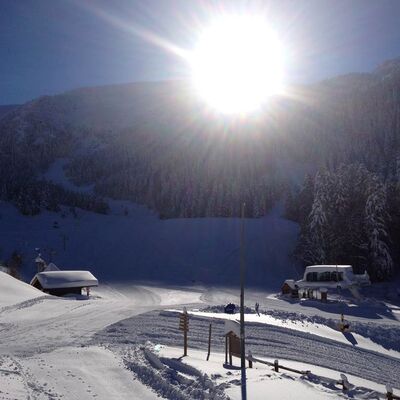 pied de pistes station de ski Ascou