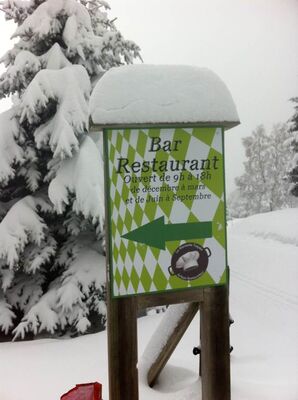 panneau hiver