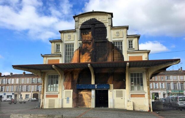 julien de casabiance - street art - collages -outing project découvrir montauban