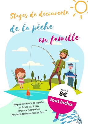Stages découverte de la pêche en famille
