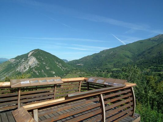 paysage depuis Lordat