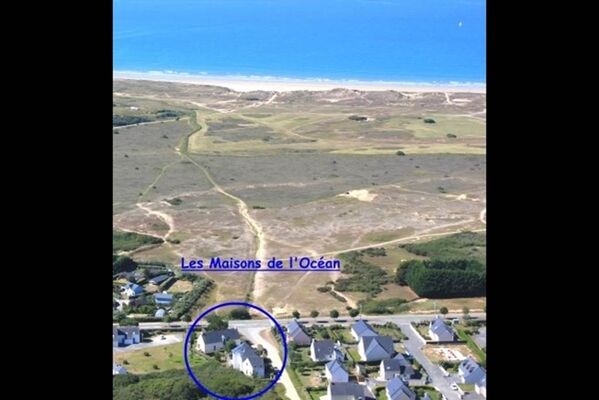 Clévacances - Meublé 56MS0195 - "La Maison de l'Océan avec vue sur les dunes et l'Océan" - Erdeven - Morbihan Bretagne Sud