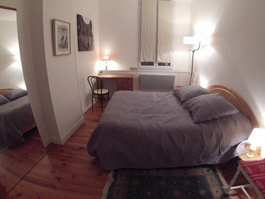appartement 4 personnes à ax les thermes - chambre