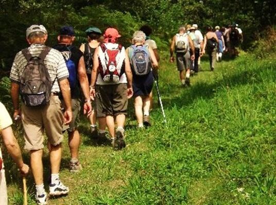 Groupe de randonnée ardennaise