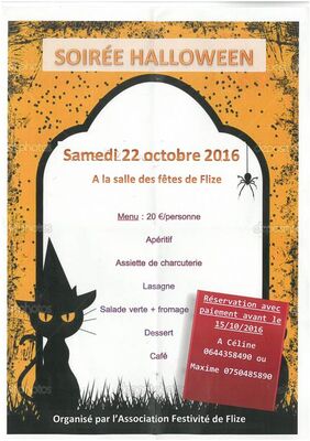 soirée halloween