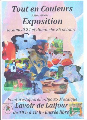 Exposition de l'Association "Tout en couleurs"