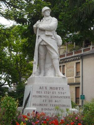Monument aux morts des 132e et 332e RI et 46e territorial