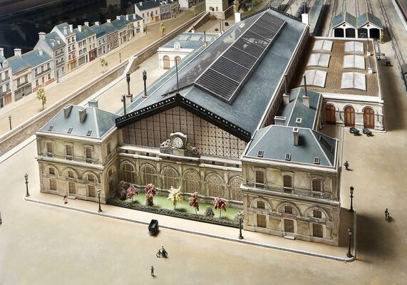 Maquette de l'ancienne gare de Saint-Nazaire