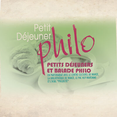 Petit-dejeuner-philo - Wanze - Affiche