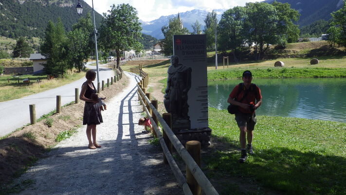 Parcours longeant le lac