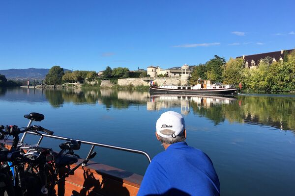 Balade en bateau à Ampuis