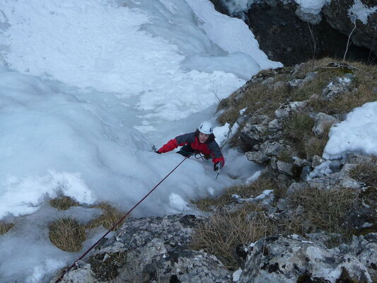 Cascade de glace - Eric Fossard