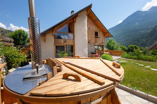 Bain norvégien et la maison
