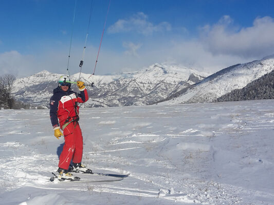 Ecole Snowkite Champsaur