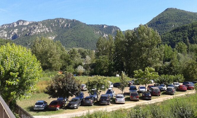 Parking privé à la base