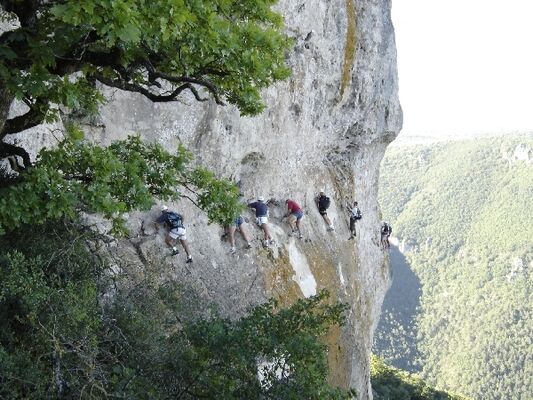 Roc et Canyon - via ferrata - rappel géant