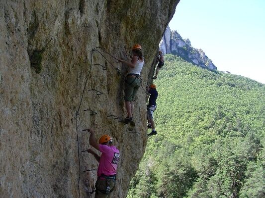 Roc et Canyon - via ferrata - rappel géant