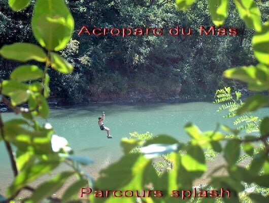 Acroparc du Mas - Parcours acrobatique et toboggan aquatique