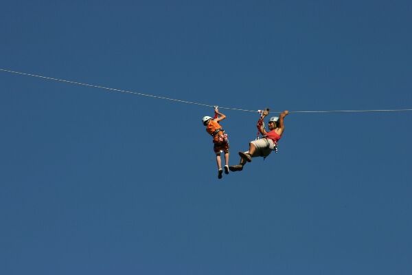 Tyrolienne - Montpellier-le-Vieux Via Ferrata