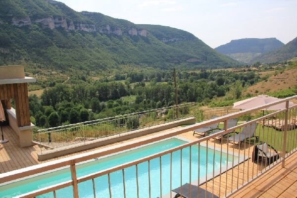 VUE VILLA GORGES DU TARN
