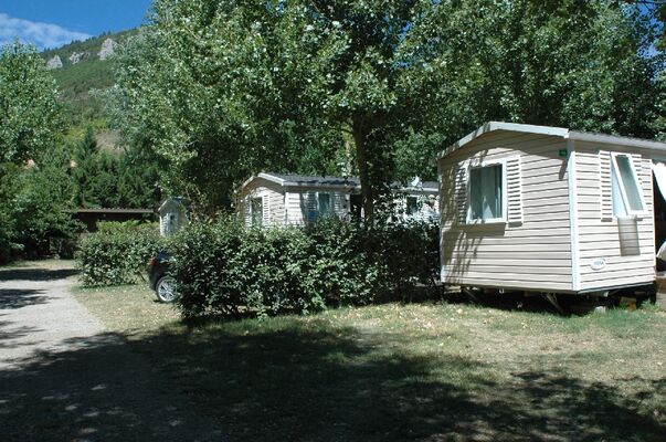 CAMPING SAINT LAMBERT, mobil home 21m² 4 personnes