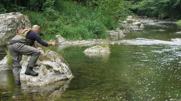 Pêche au Tenkara sèche