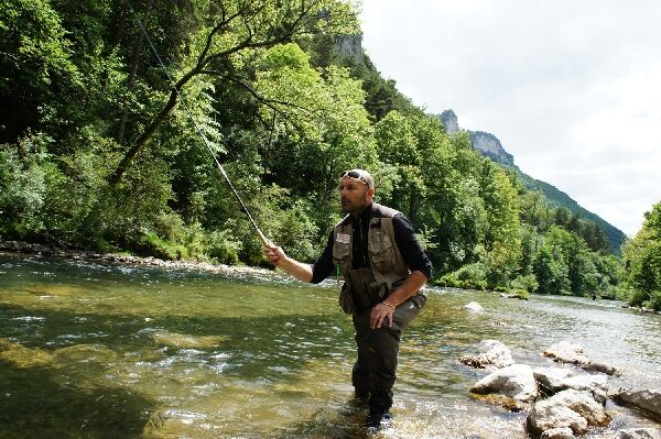 Pêche au Tenkara en Dourbie