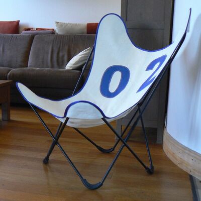 Fauteuil AA butterfly en voile de bateau
