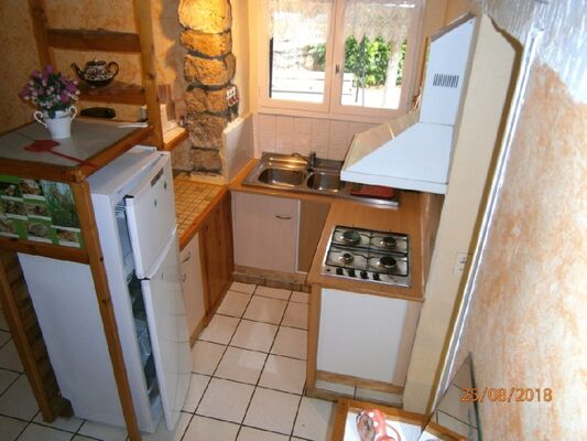 Gîte le Cigalon Coin cuisine