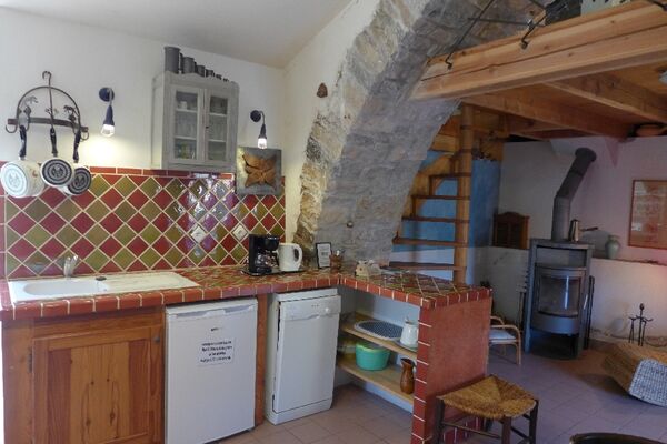 Coin cuisine coté mezzanine