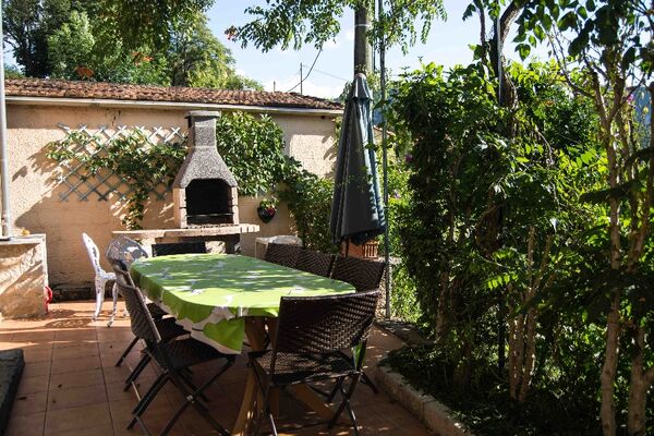 Terrasse, barbecue