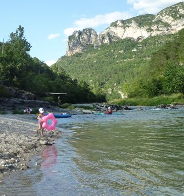 PLAGE GORGES DU TARN