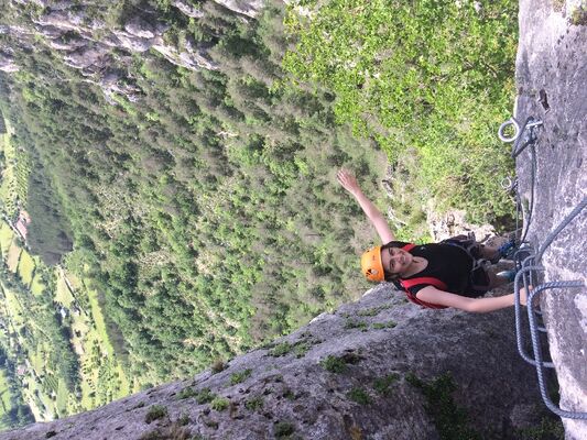 Acro-Bat. Millau - Via Ferrata