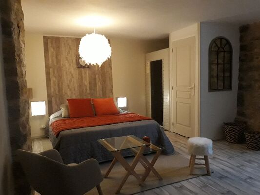Chambre 2 personnes avec sauna.