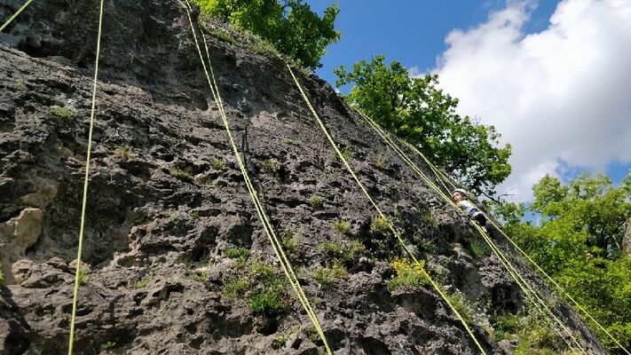 Escalade initiation gorges du Tarn
